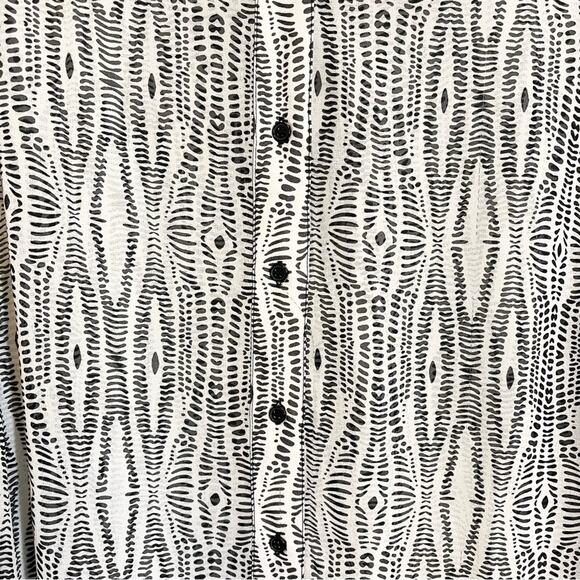 Lane Bryant Women's White Collared Long Sleeve Sheer Button-Up Shirt Size 19/20 - Picture 9 of 16